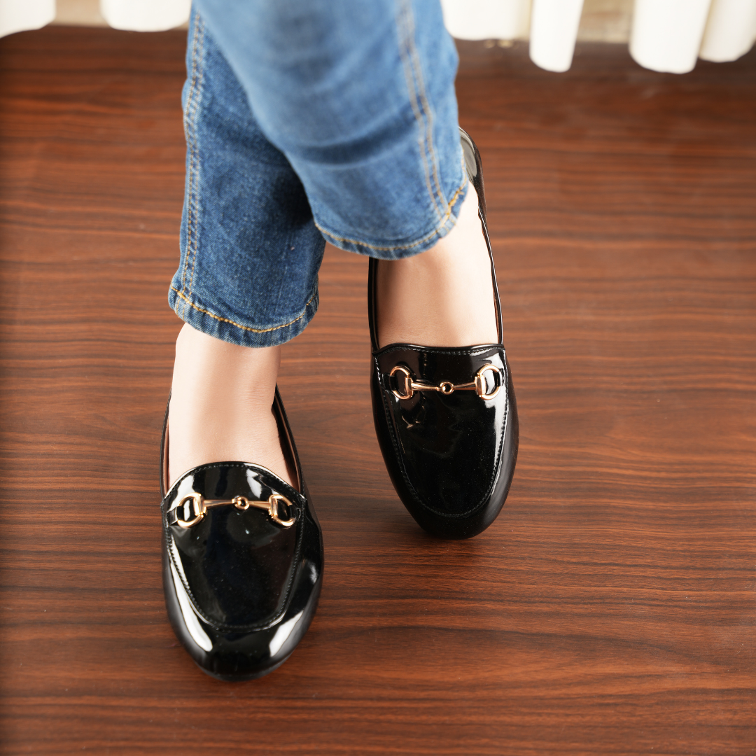 Classic Black Loafers