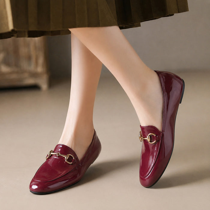 Classic Maroon Loafers